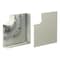 Hubbell Wiring Device-Kellems Flat Elbow Raceway, HBL6750 Series, 9.23 in W, 2.14 in H, 6-3/4 in L, Ivory HBL6711IV - alternate 4